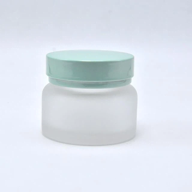 Muzlatilgan shisha krem jar