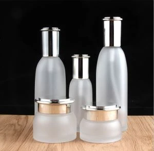 40ml 100ml muzlatilgan kosmetik shisha seti